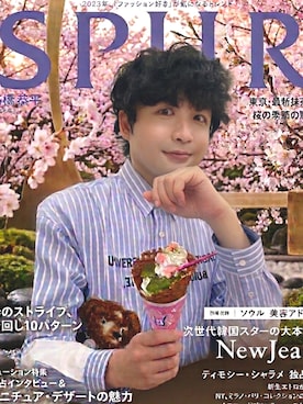 「Handmade（ハンドメイド）のアイテム（トップス）」を使った、James laurentさん（メンズ・176cm）の春コーディネート