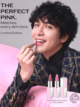 「アイテム（メイクアップ）」を使った、James laurentさん（メンズ・176cm）の春コーディネート