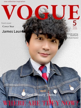 「Christian Dior（クリスチャンディオール）のアイテム（デニムジャケット、ブルー系）」を使った、James laurentさん（メンズ・176cm）の春コーディネート