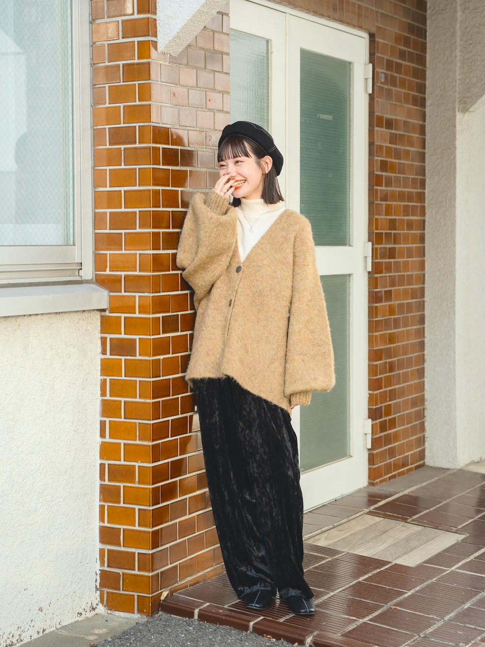 hinari カーディガン まる｜hinariのカーディガン/ボレロを使ったコーディネート - WEAR