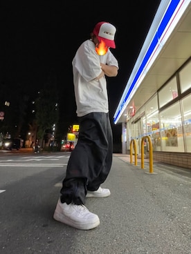 「アイテム（キャップ）」を使った、kobamenさん（メンズ・172cm・20代）の夏コーディネート