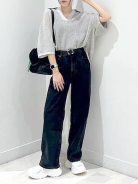 「GLOBAL WORK（グローバルワーク）のアイテム（スニーカー）」を使った、ぽてとさん（レディース・158cm）の秋コーディネート