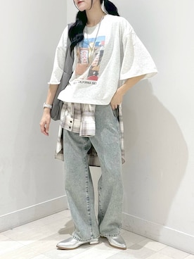 「アイテム（パンツ）」を使った、ぽてとさん（レディース・158cm・20代）の秋コーディネート