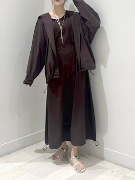 「GLOBAL WORK（グローバルワーク）のステンレスY字チェーンネックレス/329025（ネックレス）」を使った、ぽてとさん（レディース・158cm・20代）の夏コーディネート
