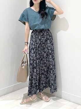 ぽてとさん（レディース・158cm・20代）の夏コーディネート