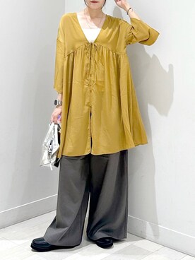 「WING（ウイング）のアイテム」を使った、ぽてとさん（レディース・158cm）の秋コーディネート