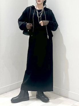 「GLOBAL WORK（グローバルワーク）のアイテム（ワンピース）」を使った、ぽてとさん（レディース・158cm）の秋コーディネート