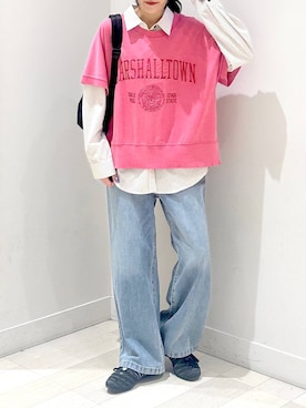 「アイテム（バックパック/リュック）」を使った、ぽてとさん（レディース・158cm・20代）の秋コーディネート