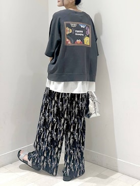 「アイテム（タンクトップ）」を使った、ぽてとさん（レディース・158cm・20代）の夏コーディネート