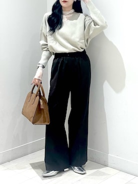 「アイテム（スウェット）」を使った、ぽてとさん（レディース・158cm・20代）の秋コーディネート