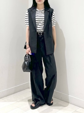「アイテム（サンダル）」を使った、ぽてとさん（レディース・158cm・20代）の夏コーディネート