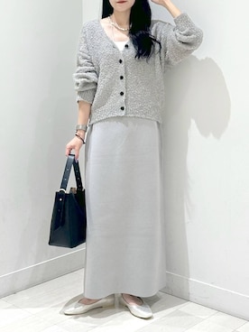 「GLOBAL WORK（グローバルワーク）のアイテム（ワンピース）」を使った、ぽてとさん（レディース・158cm）の秋コーディネート