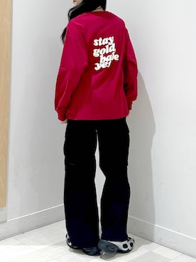 「アイテム（カーゴパンツ）」を使った、ぽてとさん（レディース・158cm・20代）の夏コーディネート