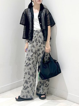 「アイテム（タンクトップ）」を使った、ぽてとさん（レディース・158cm・20代）の夏コーディネート