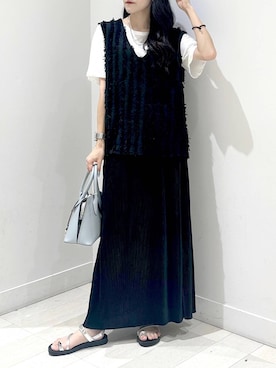 「GLOBAL WORK（グローバルワーク）のアイテム（ワンピース/ドレス）」を使った、ぽてとさん（レディース・158cm）の夏コーディネート