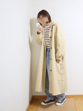 「SM2（エスエムツー）のアイテム（ジャケット/アウター）」を使った、あるぱか。さん（レディース・155cm）の春コーディネート