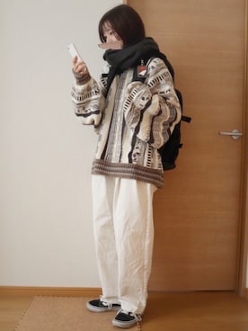 「mel（メル）のアイテム」を使った、あるぱか。さん（レディース・155cm）の秋コーディネート