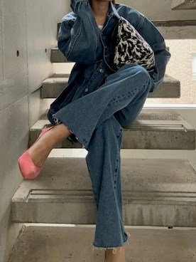 「My shawty（ﾏｲｼｬｳﾃｨｰ）のアイテム（ハンドバッグ）」を使った、Myshawty officialさん（レディース・160cm）の春コーディネート