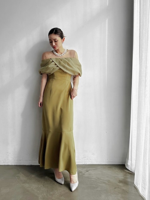 My shawty（マイシャウティー） ドレス bell sleeve dress : ZOZOTOWN