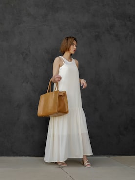 「My shawty（ﾏｲｼｬｳﾃｨｰ）のアイテム（バッグ）」を使った、Myshawty officialさん（レディース・160cm）の夏コーディネート