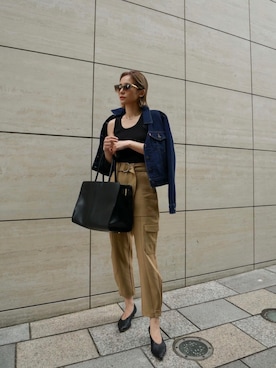 「My shawty（ﾏｲｼｬｳﾃｨｰ）のアイテム（バッグ）」を使った、Myshawty officialさん（レディース・160cm）の夏コーディネート