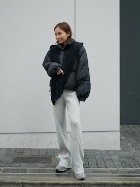 「My shawty（ﾏｲｼｬｳﾃｨｰ）のアイテム（ジャケット/アウター）」を使った、Myshawty officialさん（レディース・160cm）の秋コーディネート