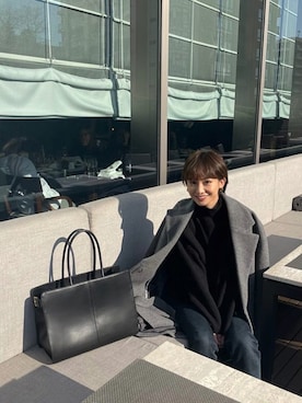 「My shawty（ﾏｲｼｬｳﾃｨｰ）のアイテム（バッグ）」を使った、Myshawty officialさん（レディース・160cm）の冬コーディネート