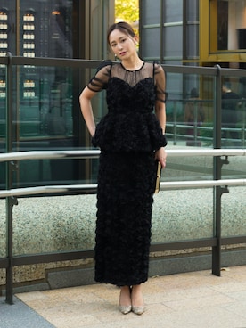 「My shawty（ﾏｲｼｬｳﾃｨｰ）のアイテム（ワンピース/ドレス）」を使った、Myshawty officialさん（レディース・160cm）の冬コーディネート