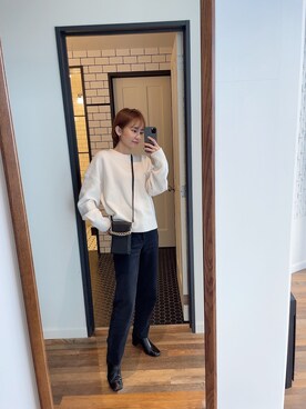 「My shawty（ﾏｲｼｬｳﾃｨｰ）のアイテム（バッグ）」を使った、Myshawty officialさん（レディース・160cm）の春コーディネート