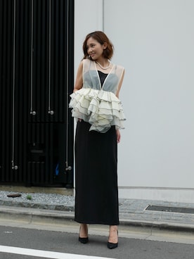 「アイテム（ドレス）」を使った、Myshawty officialさん（レディース・160cm）の秋コーディネート