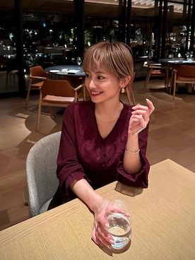 「My shawty（ﾏｲｼｬｳﾃｨｰ）のaman docking day dress（ドレス）」を使った、Myshawty officialさん（レディース・160cm）の秋コーディネート