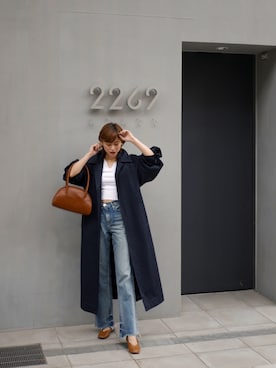 「My shawty（ﾏｲｼｬｳﾃｨｰ）のアイテム（ハンドバッグ）」を使った、Myshawty officialさん（レディース・160cm）の春コーディネート