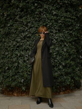 「My shawty（ﾏｲｼｬｳﾃｨｰ）のアイテム（ワンピース）」を使った、Myshawty officialさん（レディース・160cm）の冬コーディネート