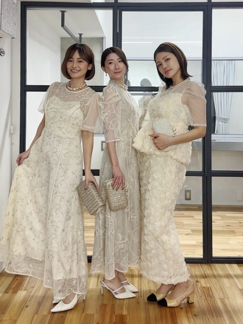 My shawty（ﾏｲｼｬｳﾃｨｰ）の「rose peplum set dress（ドレス）」 - WEAR