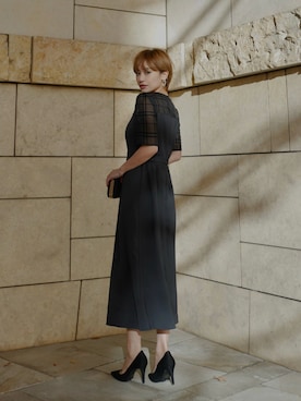 「セレモニー」｜Myshawty officialさん（レディース・160cm）の冬コーディネート