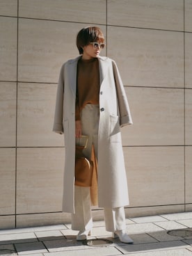 「My shawty（ﾏｲｼｬｳﾃｨｰ）のアイテム（ハンドバッグ）」を使った、Myshawty officialさん（レディース・160cm）の冬コーディネート