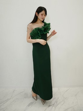 「アイテム（ドレス）」を使った、Myshawty officialさん（レディース・160cm）の秋コーディネート