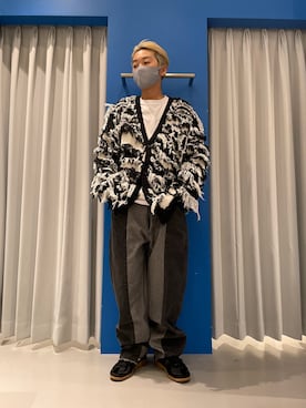 「B'2nd（ビーセカンド）のアイテム」を使った、大輝さん（メンズ・174cm）の冬コーディネート