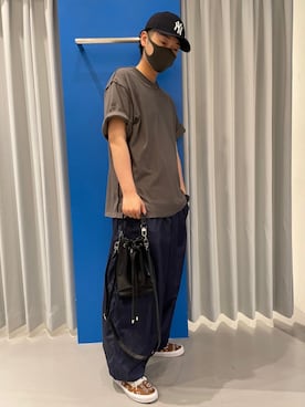 「WHITELAND（ホワイトランド）のアイテム（バッグ）」を使った、大輝さん（メンズ・174cm）の春コーディネート