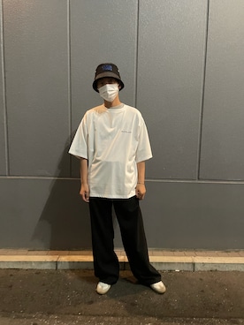 「KaneZ（ケインズ）のアイテム」を使った、大輝さん（メンズ・174cm）の夏コーディネート