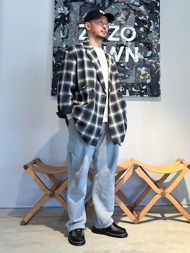 「Firsthand（ファーストハンド）のアイテム」を使った、N∀Nさん（メンズ・168cm）の春コーディネート