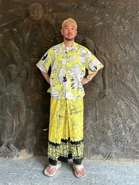 「MSGM（エムエスジーエム）のアイテム」を使った、N∀Nさん（メンズ・168cm）の秋コーディネート