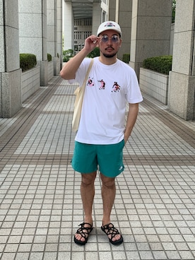 N∀Nさん（メンズ・168cm）の夏コーディネート