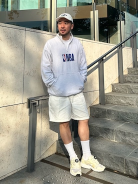 「Firsthand（ファーストハンド）のアイテム」を使った、N∀Nさん（メンズ・168cm）の秋コーディネート