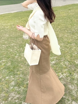 よし乃さん（レディース・157cm）の春コーディネート