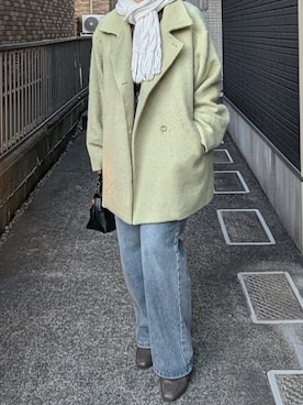 「ABC-MART（エービーシーマート）のアイテム」を使った、よし乃さん（レディース・157cm）の春コーディネート