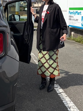 「GAP（ギャップ）のアイテム（パンツ）」を使った、riiiiiiさん（レディース・166cm）の春コーディネート