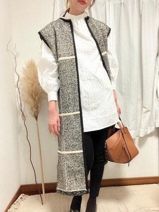 Ameri（アメリ）の「VEST DOCKING SHIRT（シャツ/ブラウス）」 - WEAR