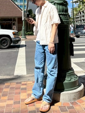 steven alan シルク コットン ネップビエラシャツ Steven Alan（スティーブンアラン）の「＜Steven Alan＞ シルク