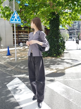 「アイテム（ニット/セーター）」を使った、kannaさん（レディース・162cm）の秋コーディネート